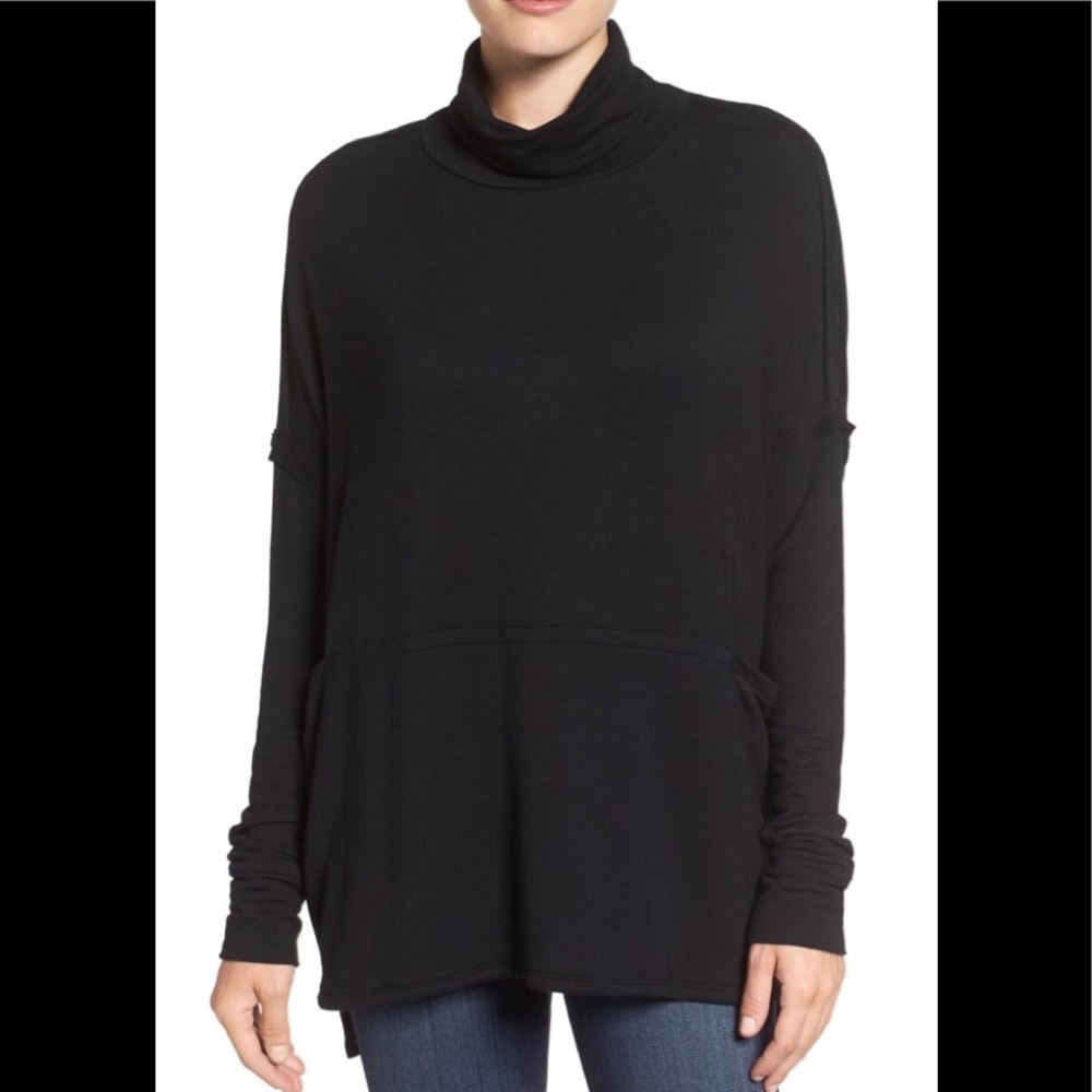 Press long sleeve turtleneck pullover
